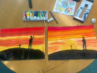 Armistice Day painting.