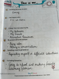 Induction Activities - All About Me.